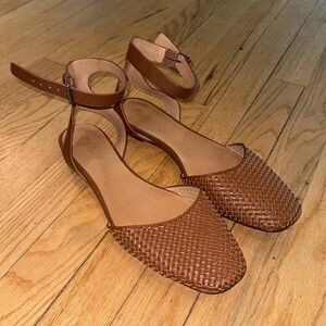 Madewell Ankle Strap Flats